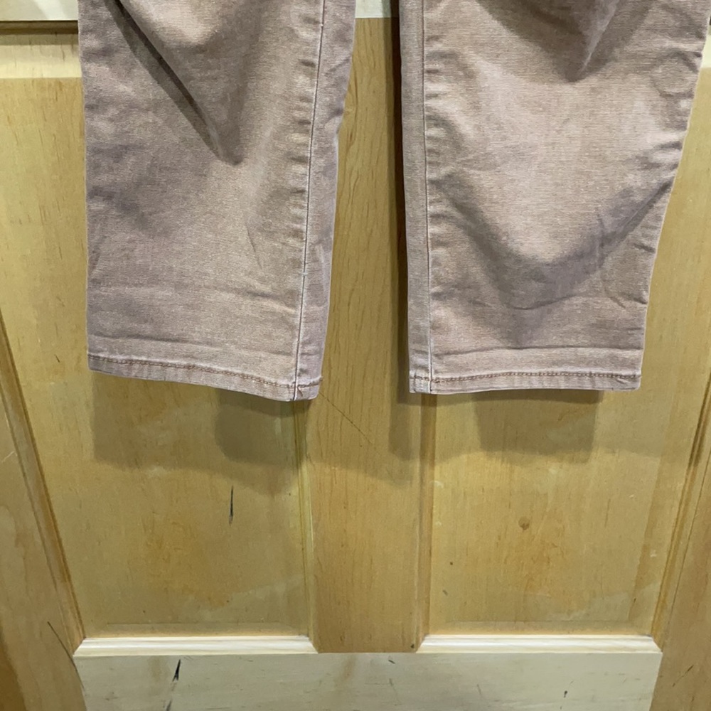 Anthropologie Tan Embroidered Cropped Pants - Picture 5 of 13